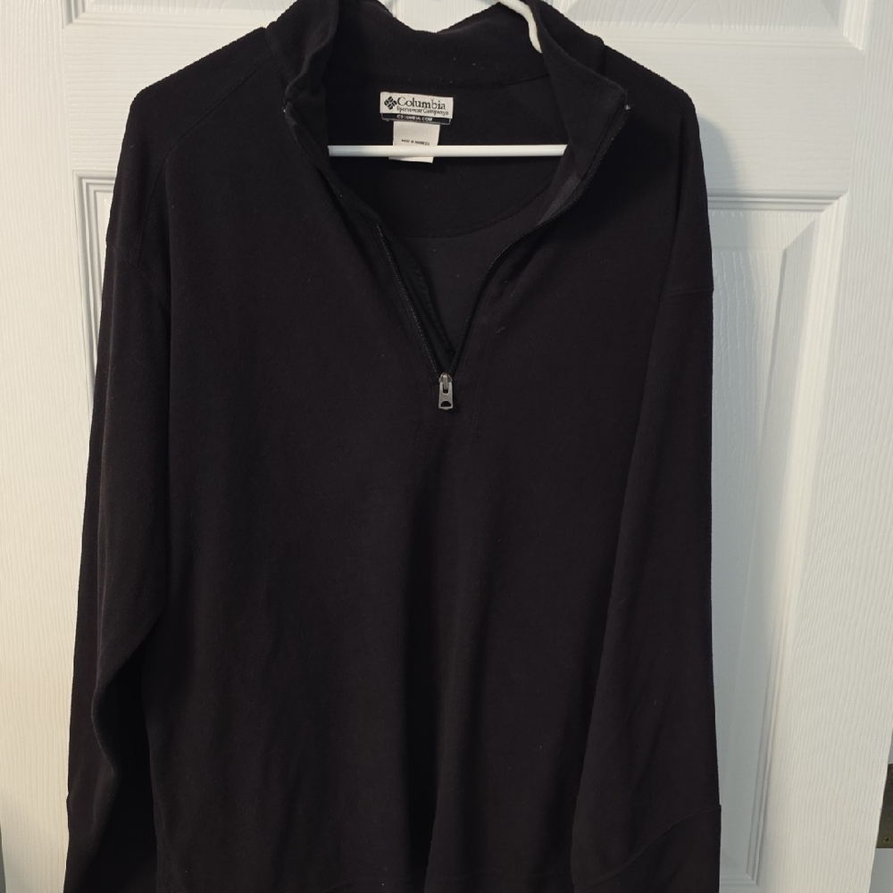 Columbia Men's Zip-Up Black Sweater